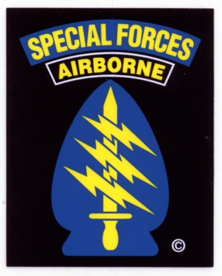 Two Tab Special Forces Patch (2"x2.5")